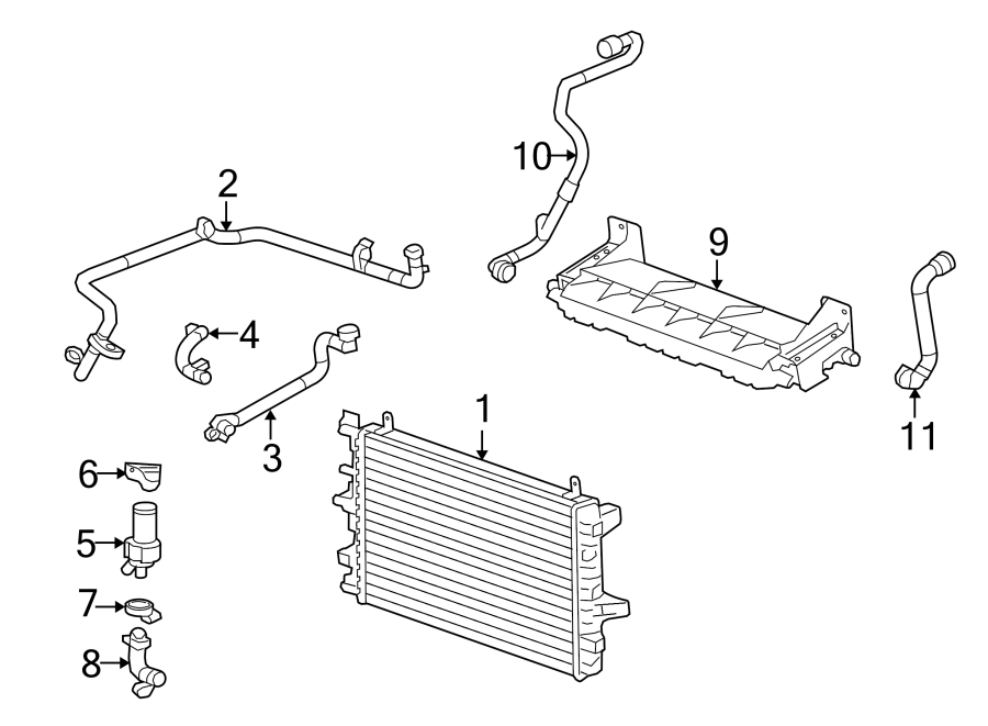 Diagram Roof. Intercooler. for your 2015 Jaguar XK   