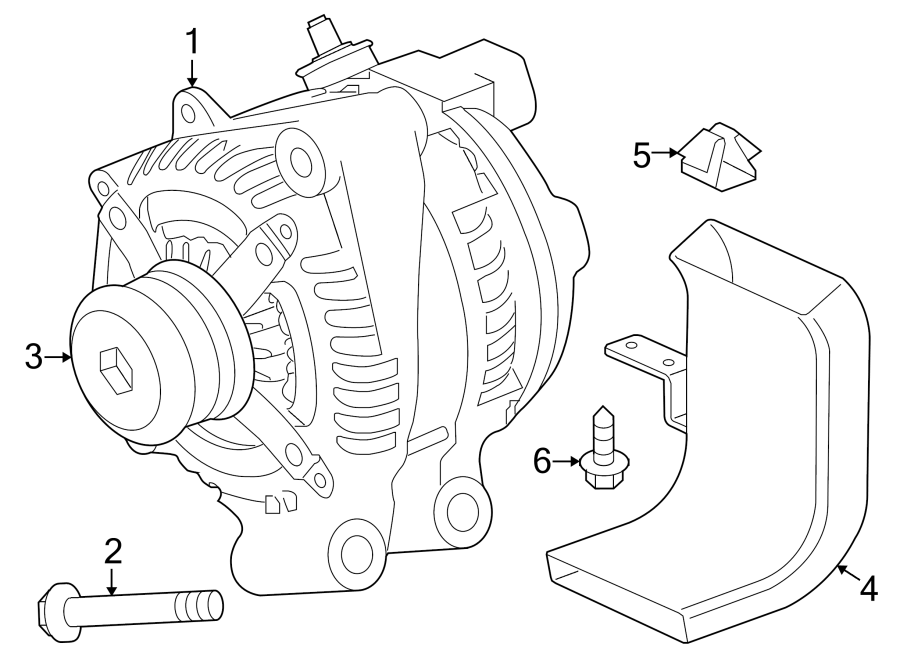 Diagram ALTERNATOR. for your 2006 Jaguar XKR   