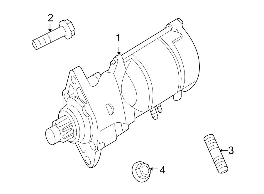 Diagram STARTER. for your 2020 Jaguar XE   