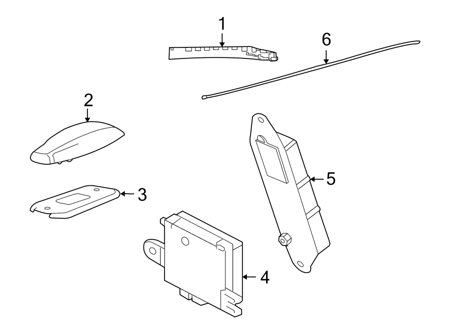 Full size assembly image of ANTENNA. (1/1)