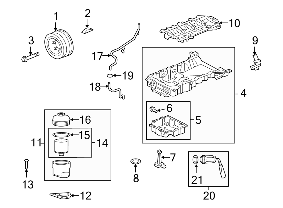 Diagram ENGINE PARTS. for your 2013 Jaguar XKR   