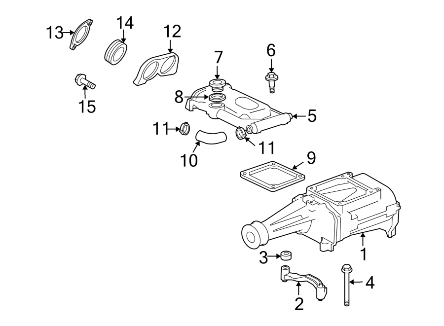 Diagram SUPERCHARGER & COMPONENTS. for your 2010 Jaguar XK  Base Convertible 