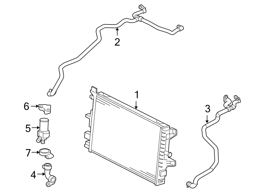 Diagram INTERCOOLER. for your 2022 Jaguar E-Pace   