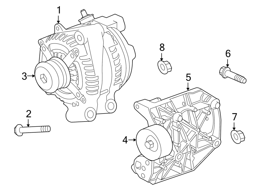 Diagram ALTERNATOR. for your 2006 Jaguar XKR   