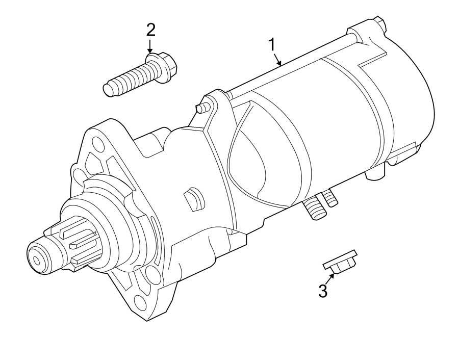 Diagram STARTER. for your 2020 Jaguar XE   