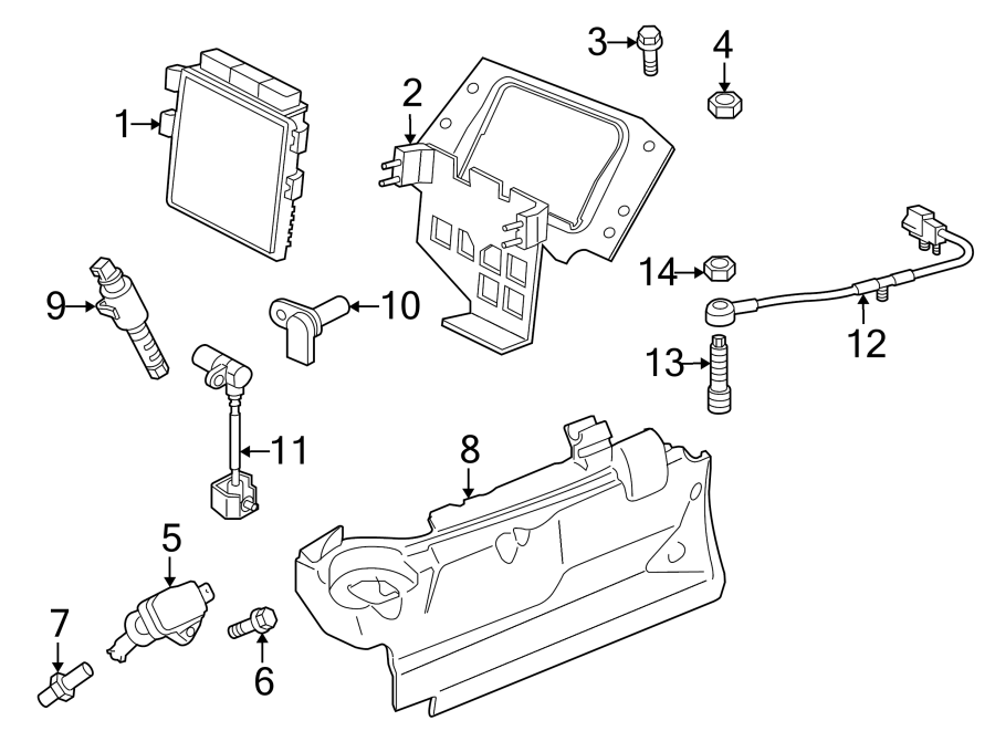 Diagram IGNITION SYSTEM. for your 2015 Jaguar XK   