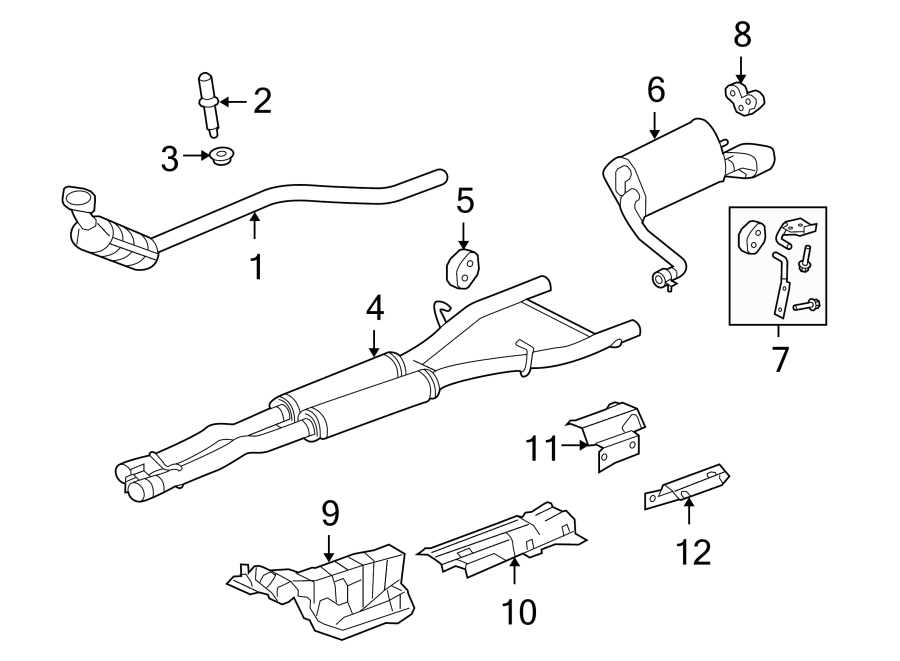 Diagram EXHAUST SYSTEM. EXHAUST COMPONENTS. for your 2009 Jaguar XF   