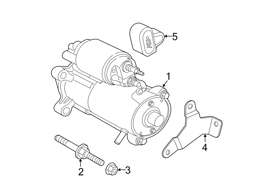 Diagram STARTER. for your 2006 Jaguar XKR   