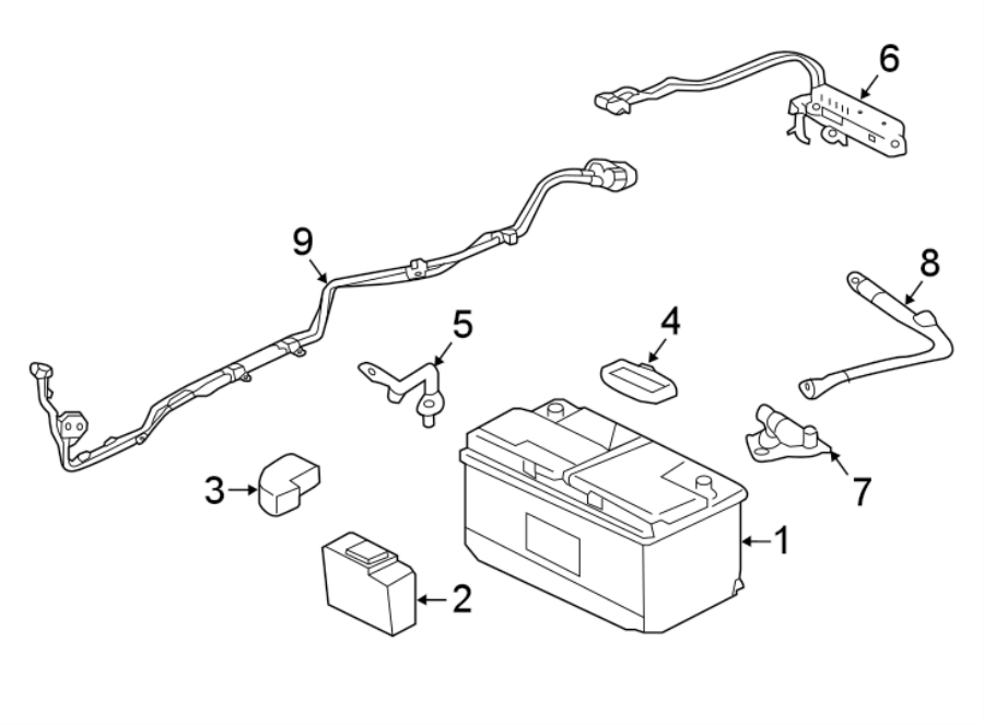 Diagram BATTERY. for your Jaguar XF  