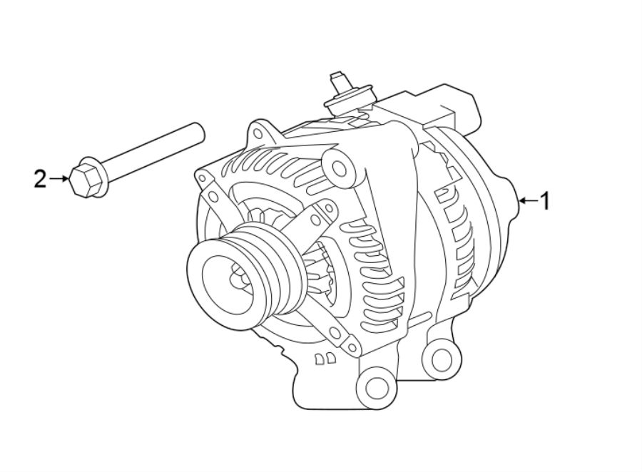 Diagram ALTERNATOR. for your 2020 Jaguar XF   