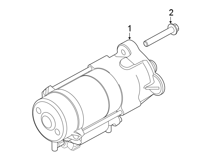 Diagram STARTER. for your Jaguar