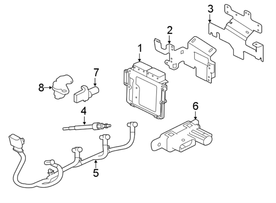 Full size assembly image of IGNITION SYSTEM. (1/1)