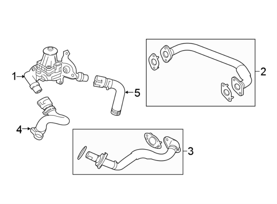 Diagram EMISSION SYSTEM. EGR SYSTEM. for your 2020 Jaguar F-Pace   