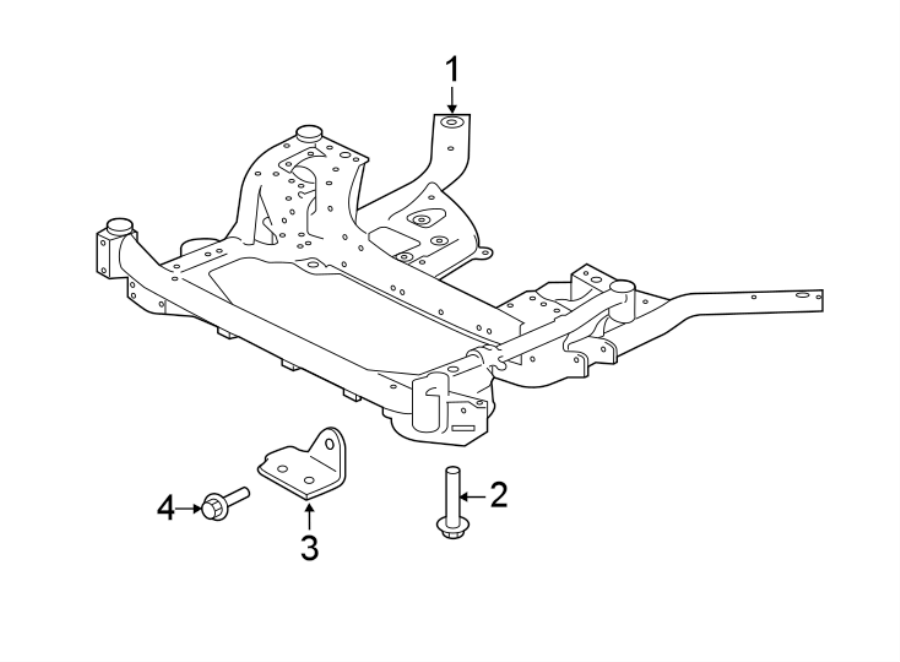 Diagram FRONT SUSPENSION. SUSPENSION MOUNTING. for your 2015 Jaguar XK  Base Coupe 