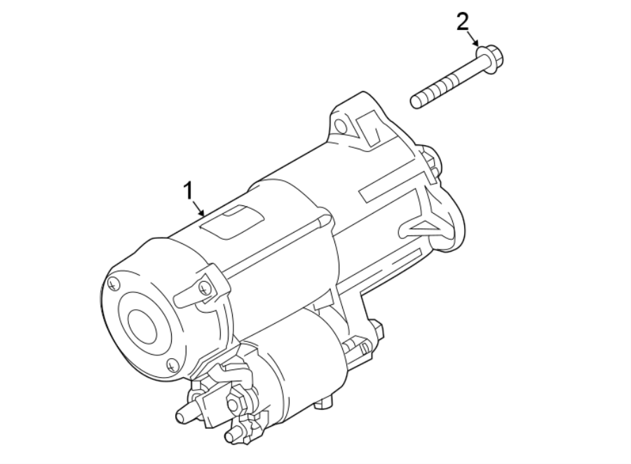 Diagram STARTER. for your 2020 Jaguar F-Type  Base Coupe 