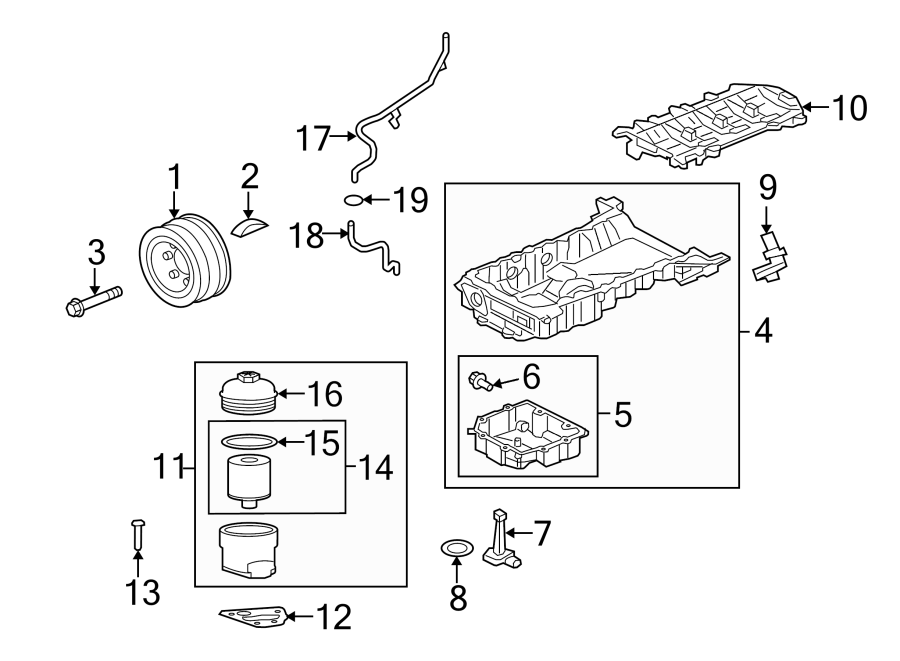 Diagram ENGINE PARTS. for your 2015 Jaguar F-Type   