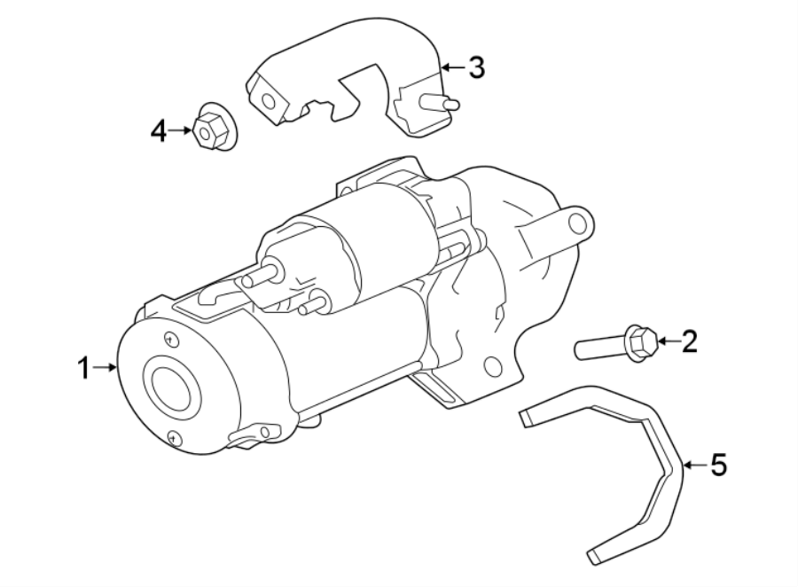 Diagram STARTER. for your 2017 Jaguar XE   