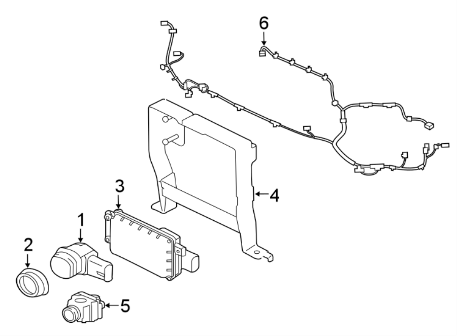 Diagram FRONT BUMPER & GRILLE. ELECTRICAL COMPONENTS. for your 2011 Jaguar XJ   