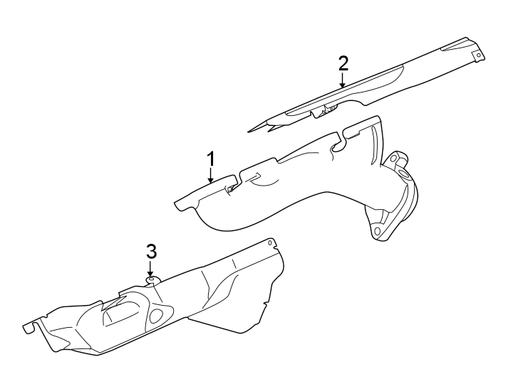 Diagram EXHAUST SYSTEM. MANIFOLD. for your 2017 Jaguar F-Type  British Design Edition Coupe 