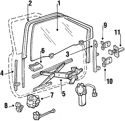 11FRONT DOOR. GLASS & HARDWARE.https://images.simplepart.com/images/parts/motor/fullsize/4801220.png