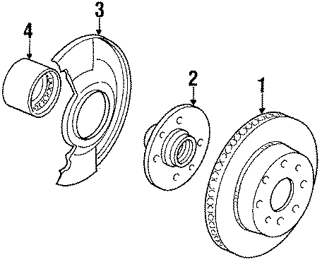 FRONT SUSPENSION. BRAKE COMPONENTS.