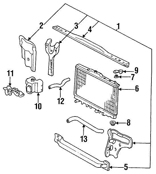 13RADIATOR & COMPONENTS. RADIATOR SUPPORT.https://images.simplepart.com/images/parts/motor/fullsize/4805060.png