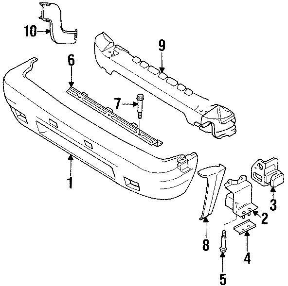 3FRONT BUMPER. BUMPER & COMPONENTS.https://images.simplepart.com/images/parts/motor/fullsize/4807010.png