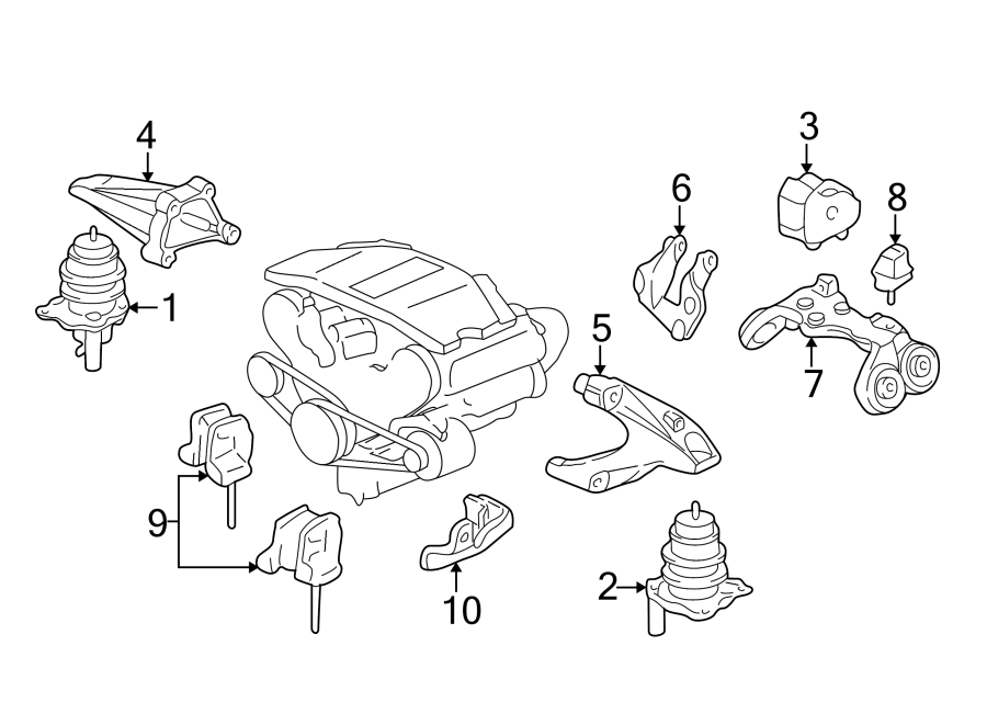 5ENGINE / TRANSAXLE. ENGINE & TRANS MOUNTING.https://images.simplepart.com/images/parts/motor/fullsize/4808250.png