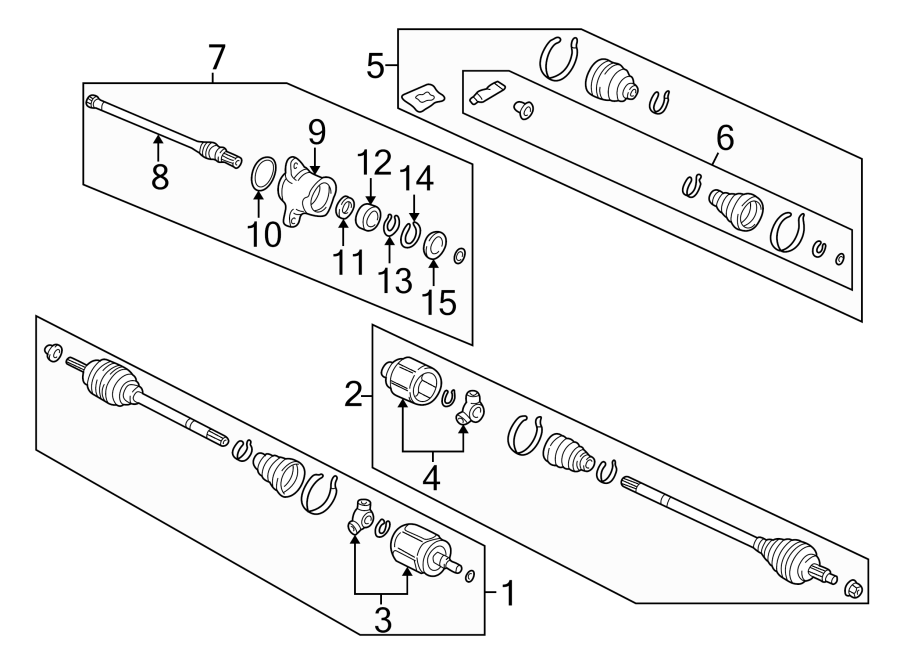 FRONT SUSPENSION. DRIVE AXLES.