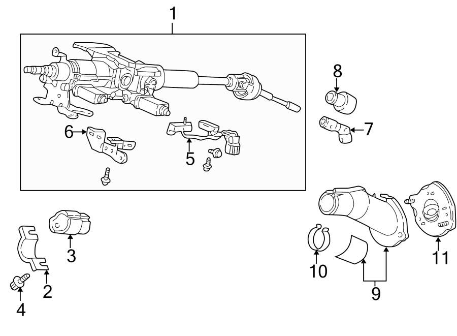 4STEERING COLUMN COMPONENTS.https://images.simplepart.com/images/parts/motor/fullsize/4808370.png