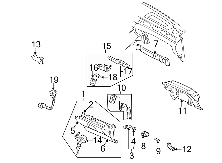 3Instrument panel. Glove box.https://images.simplepart.com/images/parts/motor/fullsize/4808450.png