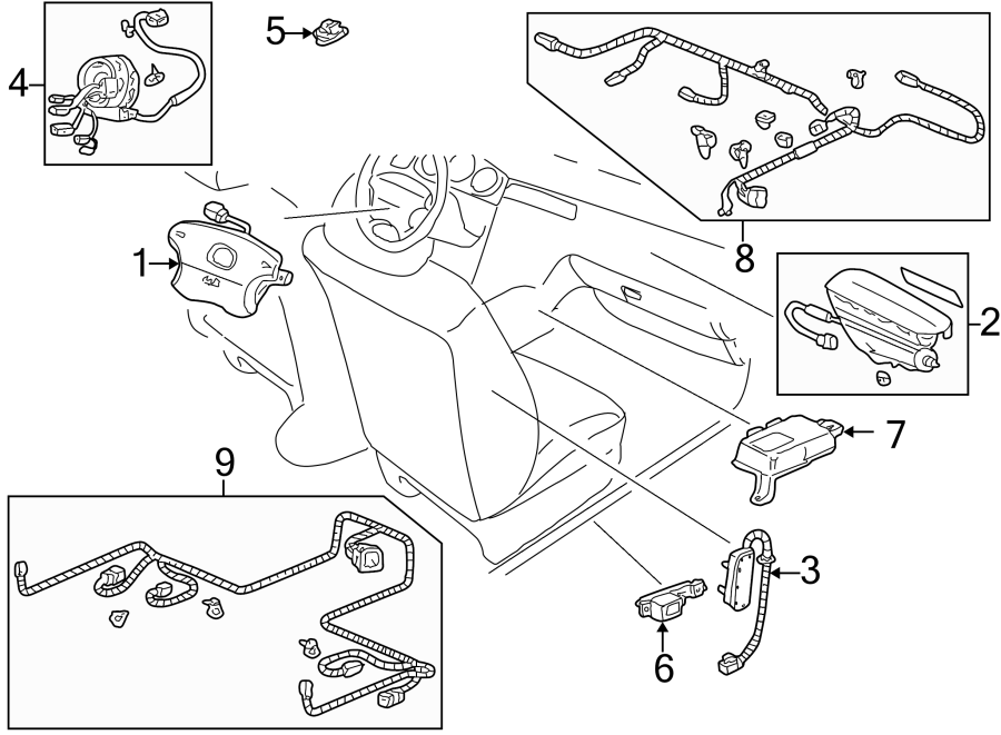 9RESTRAINT SYSTEMS. AIR BAG COMPONENTS.https://images.simplepart.com/images/parts/motor/fullsize/4808495.png