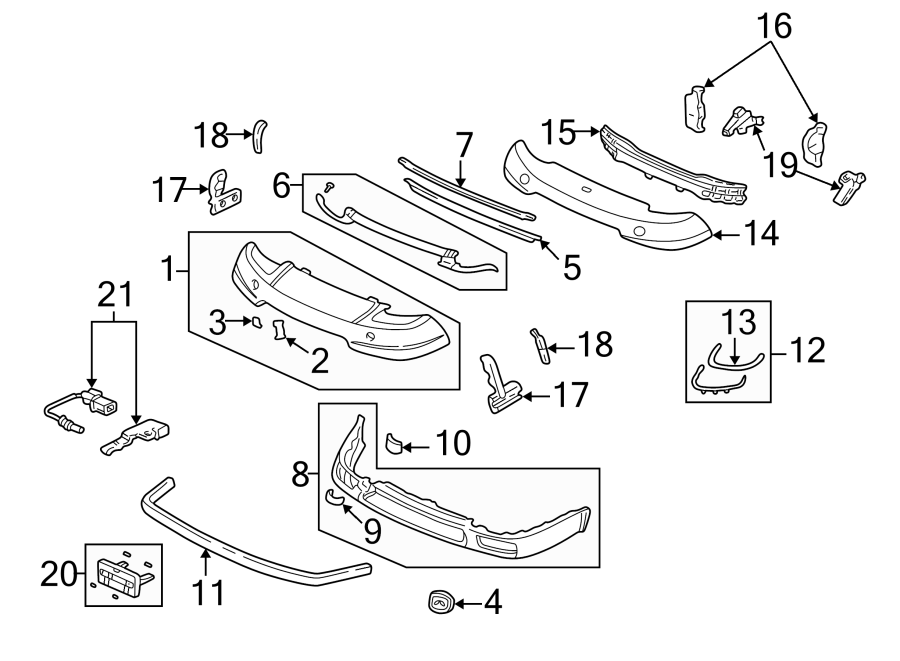 4FRONT BUMPER. BUMPER & COMPONENTS.https://images.simplepart.com/images/parts/motor/fullsize/4809011.png