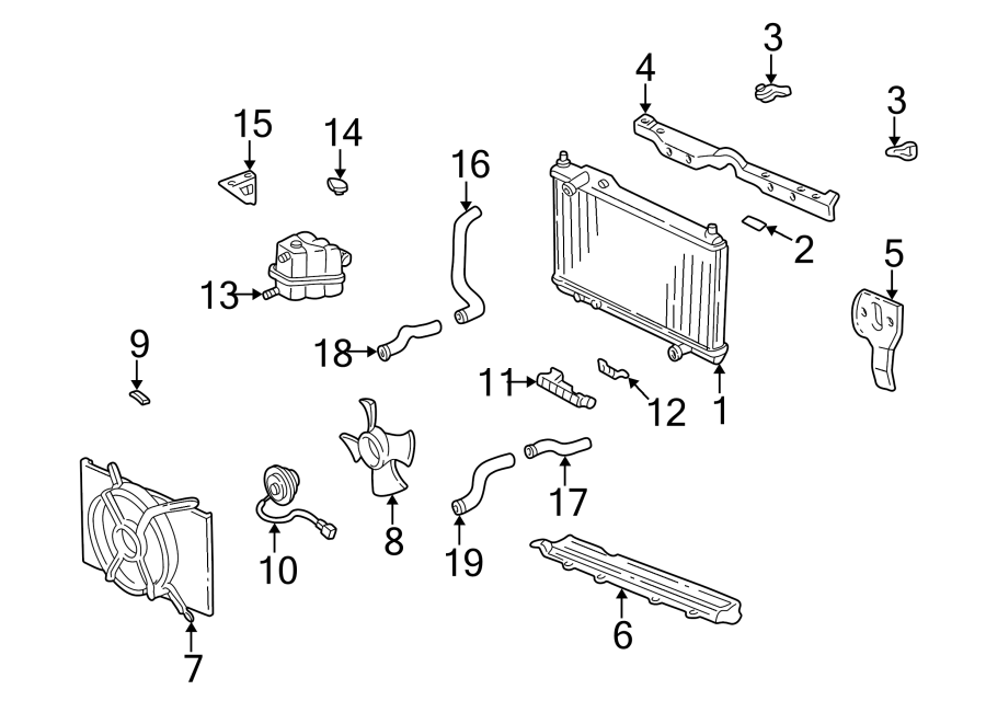 16Radiator & components.https://images.simplepart.com/images/parts/motor/fullsize/4809060.png