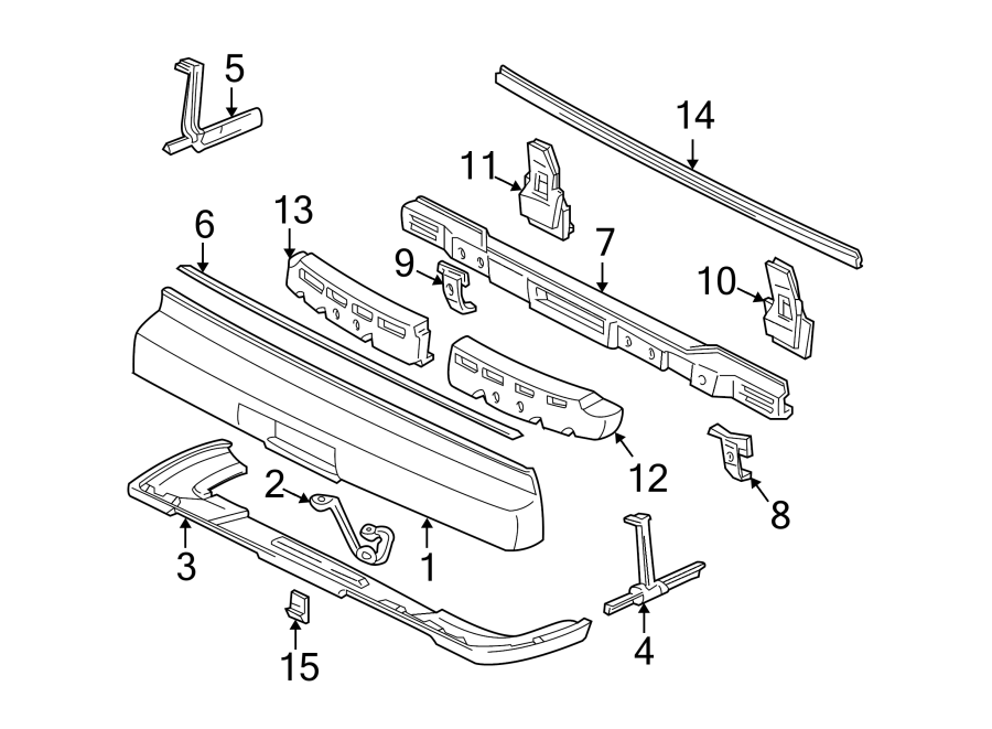 10Rear bumper. Bumper & components.https://images.simplepart.com/images/parts/motor/fullsize/4809630.png