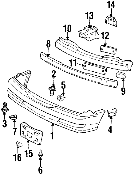 13FRONT BUMPER. BUMPER & COMPONENTS.https://images.simplepart.com/images/parts/motor/fullsize/4810012.png