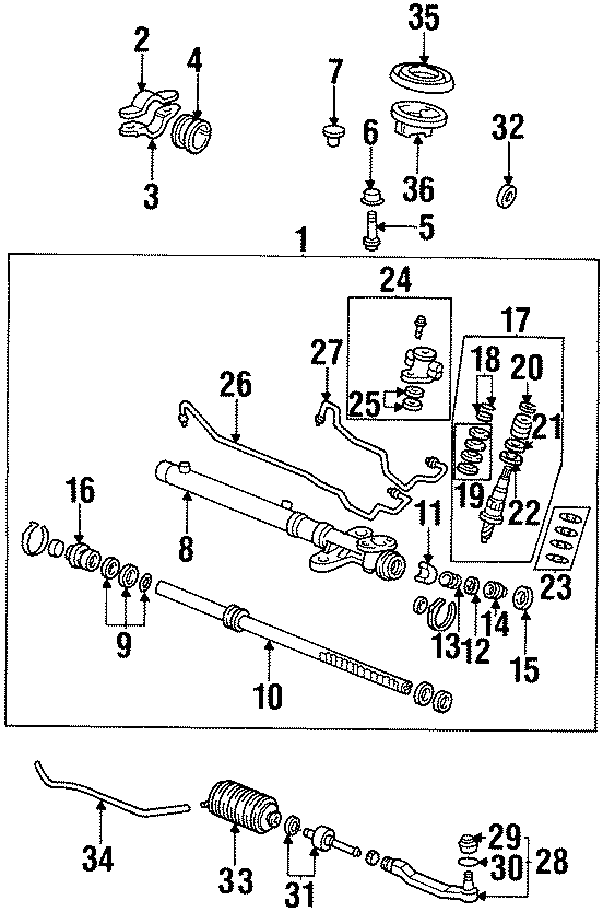 STEERING GEAR & LINKAGE.