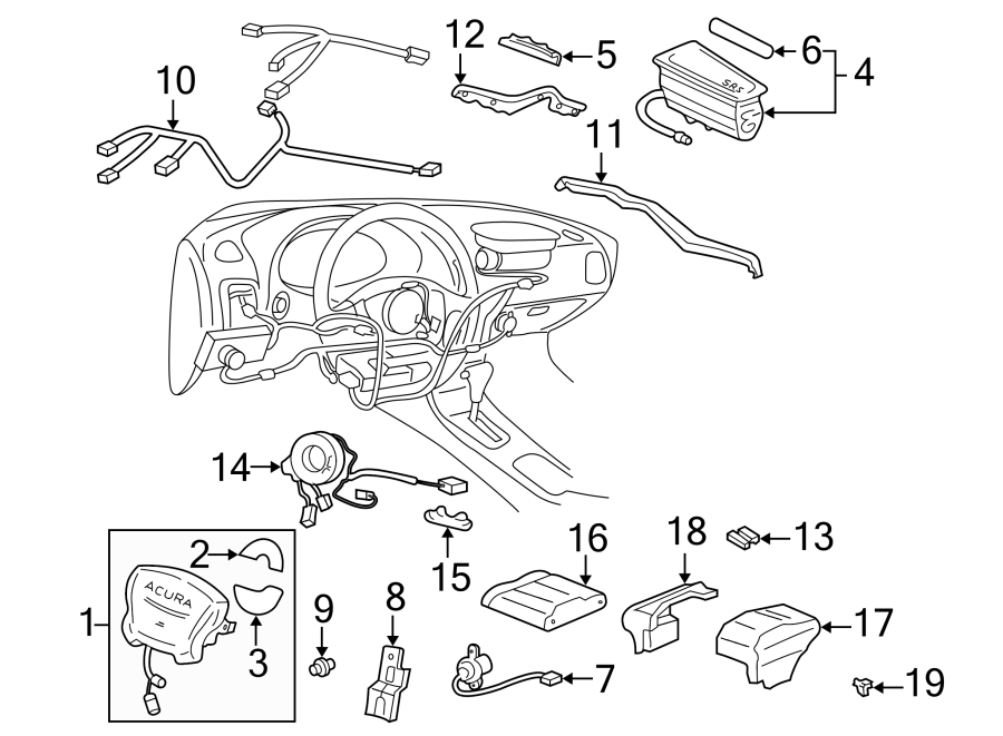 19RESTRAINT SYSTEMS. AIR BAG COMPONENTS.https://images.simplepart.com/images/parts/motor/fullsize/4812370.png