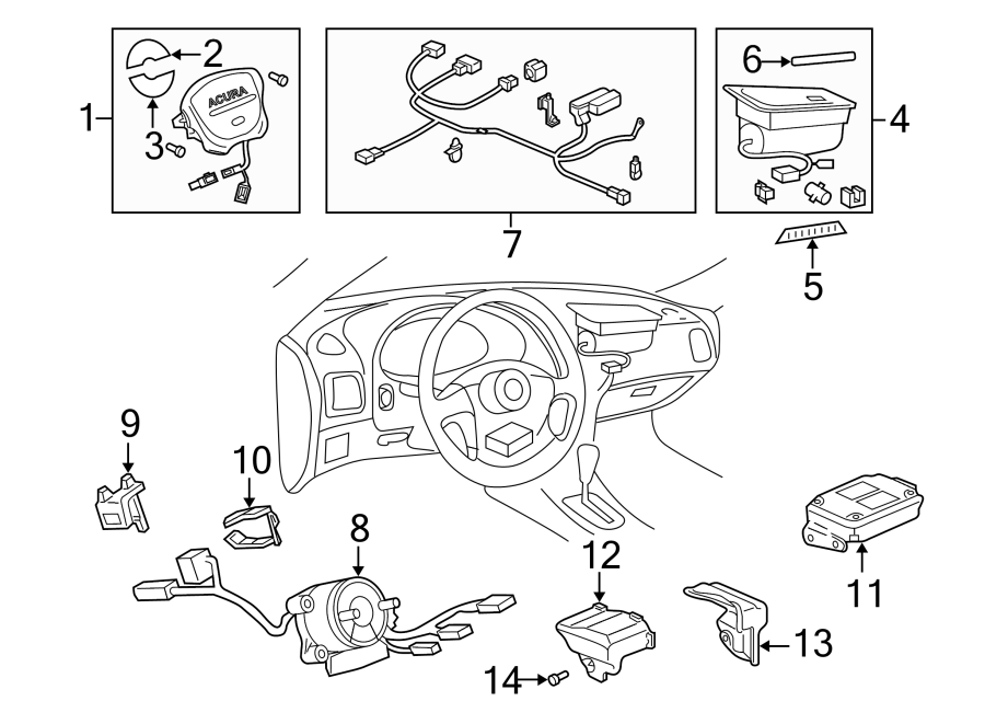 14RESTRAINT SYSTEMS. AIR BAG COMPONENTS.https://images.simplepart.com/images/parts/motor/fullsize/4812375.png