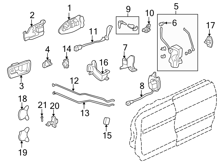 19Front door. Lock & hardware.https://images.simplepart.com/images/parts/motor/fullsize/4812438.png