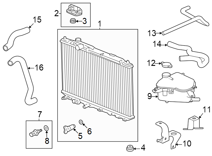 11Radiator & components.https://images.simplepart.com/images/parts/motor/fullsize/4813046.png