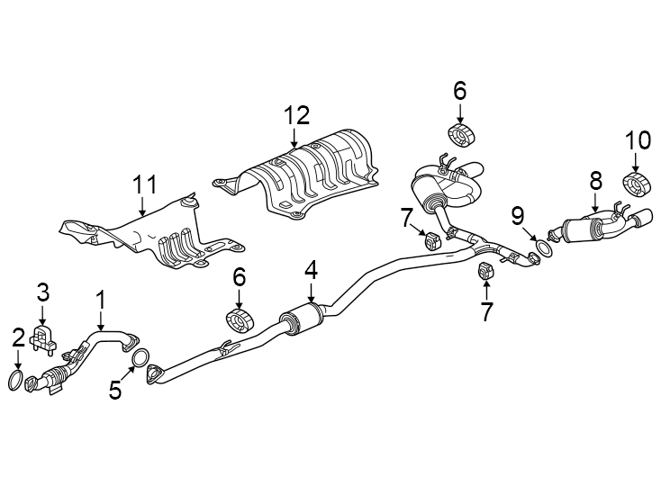 12Exhaust system. Exhaust components.https://images.simplepart.com/images/parts/motor/fullsize/4813200.png