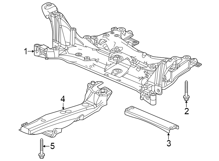 Front suspension. Suspension mounting.