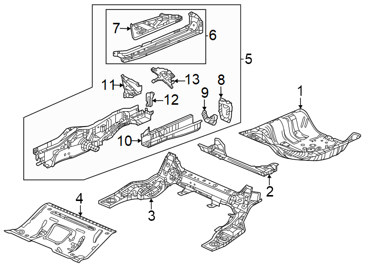 11Rear body & floor. Floor & rails.https://images.simplepart.com/images/parts/motor/fullsize/4813595.png