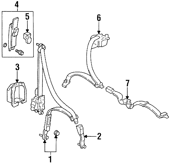 3RESTRAINT SYSTEMS. FRONT SEAT BELTS. REAR SEAT BELTS.https://images.simplepart.com/images/parts/motor/fullsize/4815290.png