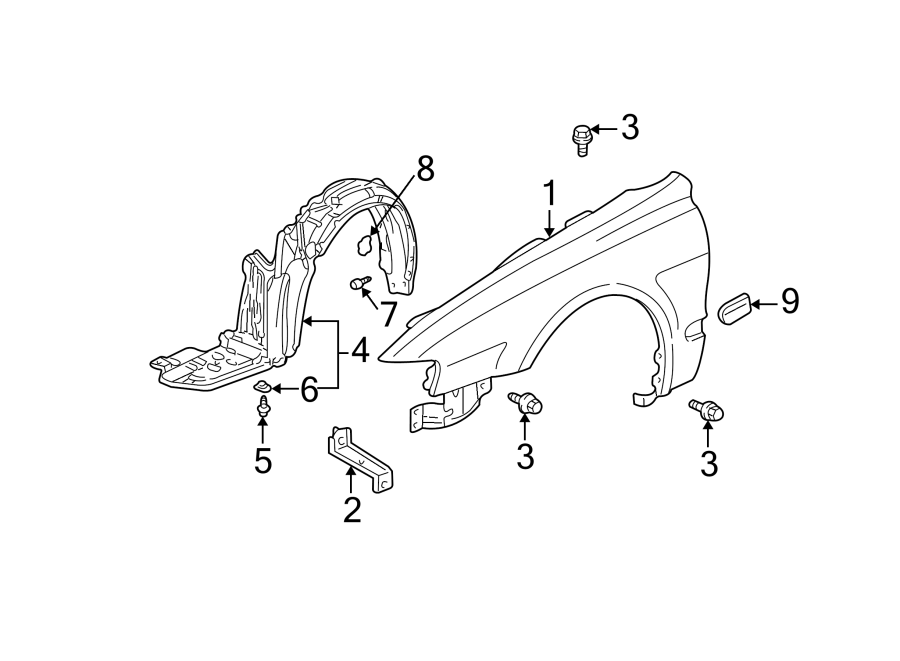 9EXTERIOR TRIM. FENDER & COMPONENTS.https://images.simplepart.com/images/parts/motor/fullsize/4816075.png