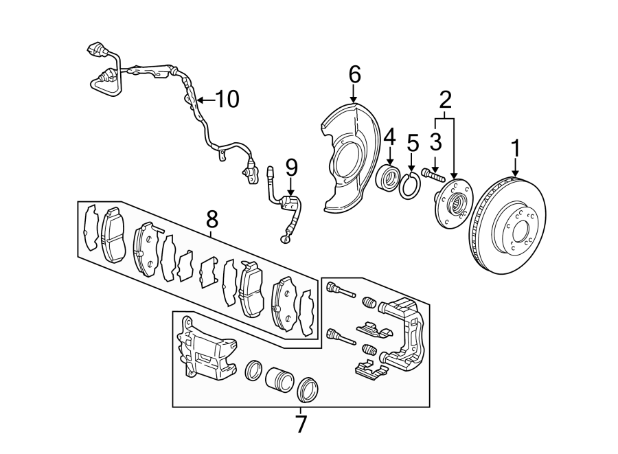 2Front suspension. Brake components.https://images.simplepart.com/images/parts/motor/fullsize/4816165.png