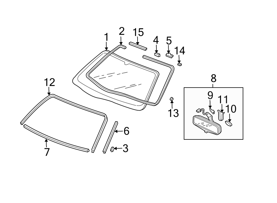 5WINDSHIELD. GLASS. REVEAL MOLDINGS.https://images.simplepart.com/images/parts/motor/fullsize/4816215.png