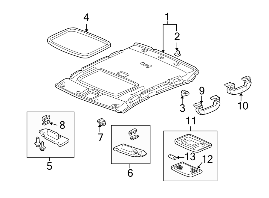 7ROOF. INTERIOR TRIM.https://images.simplepart.com/images/parts/motor/fullsize/4816305.png