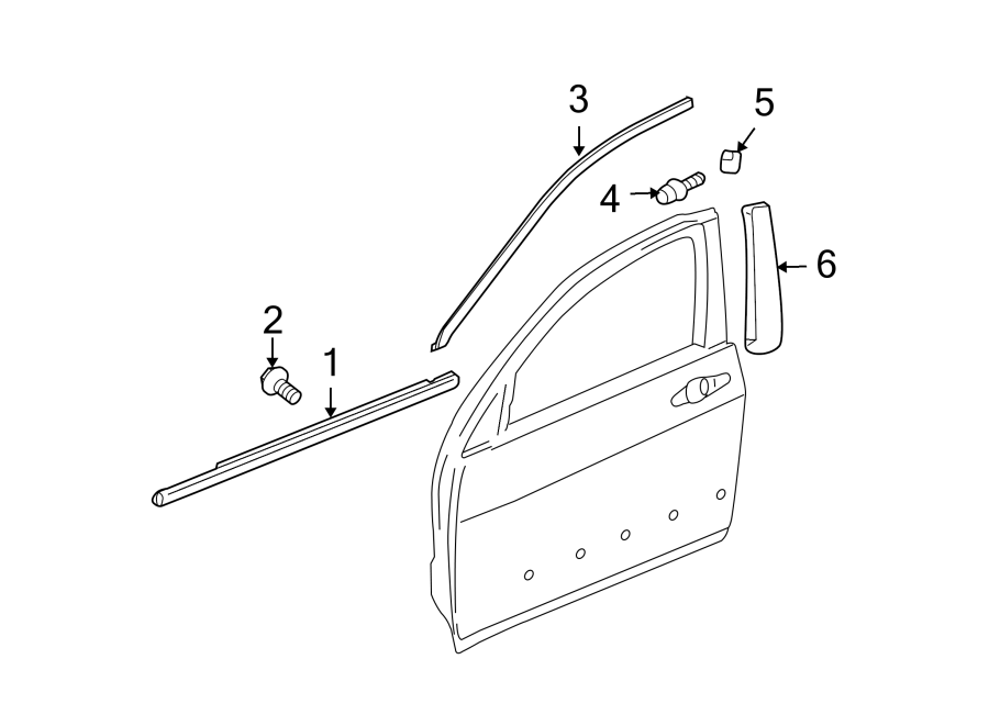 1FRONT DOOR. EXTERIOR TRIM.https://images.simplepart.com/images/parts/motor/fullsize/4817445.png